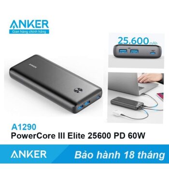 Pin dự phòng Anker PowerCore III Elite 25.600mAh