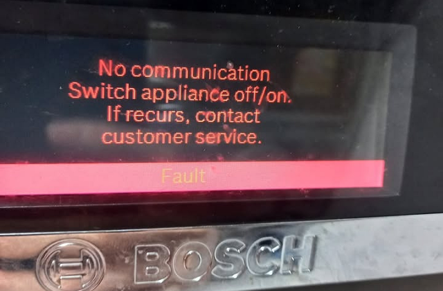Nguyên Nhân Và Giải Pháp Khi Máy Rửa Bát Bosch Bị Lỗi Mất Giao Tiếp