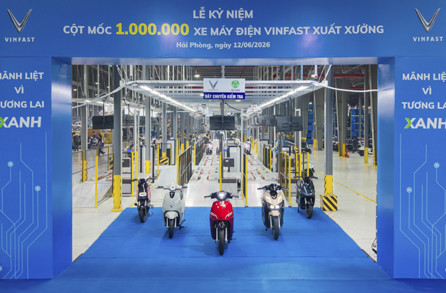 VinFast Đạt Mốc 1 Triệu Chiếc Xe Máy Điện Xuất Xưởng