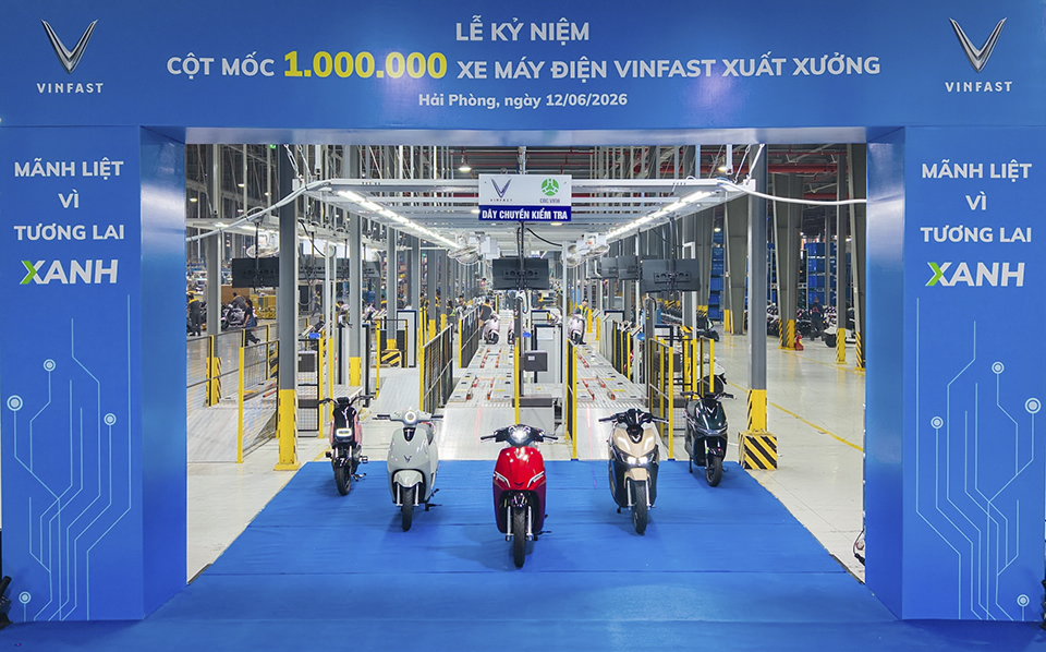 VinFast Đạt Mốc 1 Triệu Chiếc Xe Máy Điện Xuất Xưởng