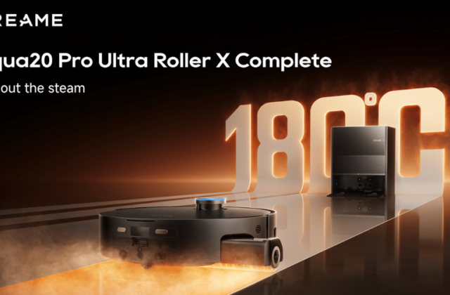 Dreame Aqua20 Pro: Robot hút bụi phun hơi nước nóng kết hợp con lăn lau thông minh